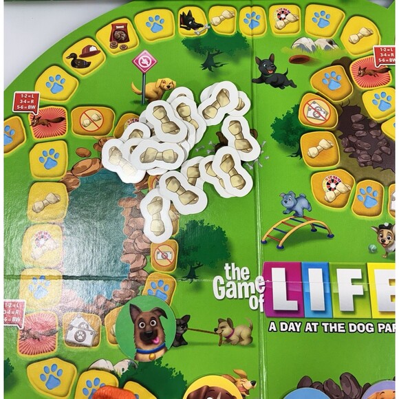 The Game of Life A Day At The Dog Park Pet Edition Board Game Exclusive Hasbro - Picture 8 of 11